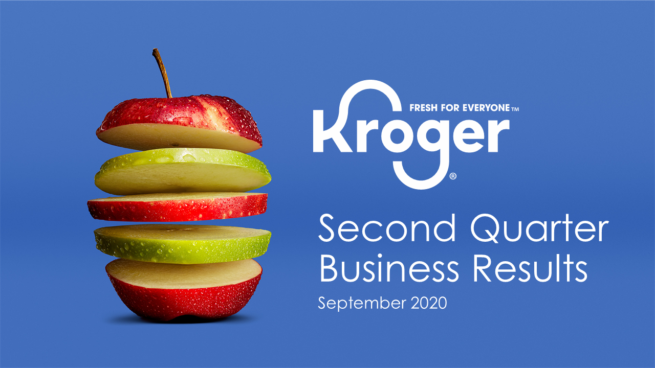 Q2 2020 Earnings Graphic The Kroger Co.