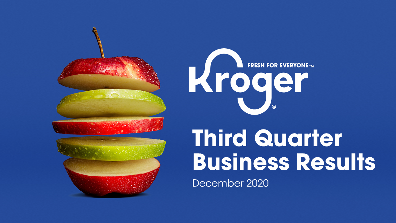 Q3 2020 Earnings Graphic – The Kroger Co.